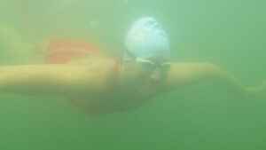 zwemmer onderwater