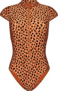 Beachlife leopard UV badpak