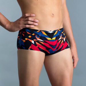 Decathlon rode print zwemslip