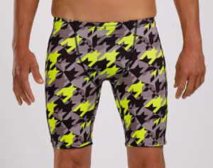 LTD geel zwarte print zwem jammer
